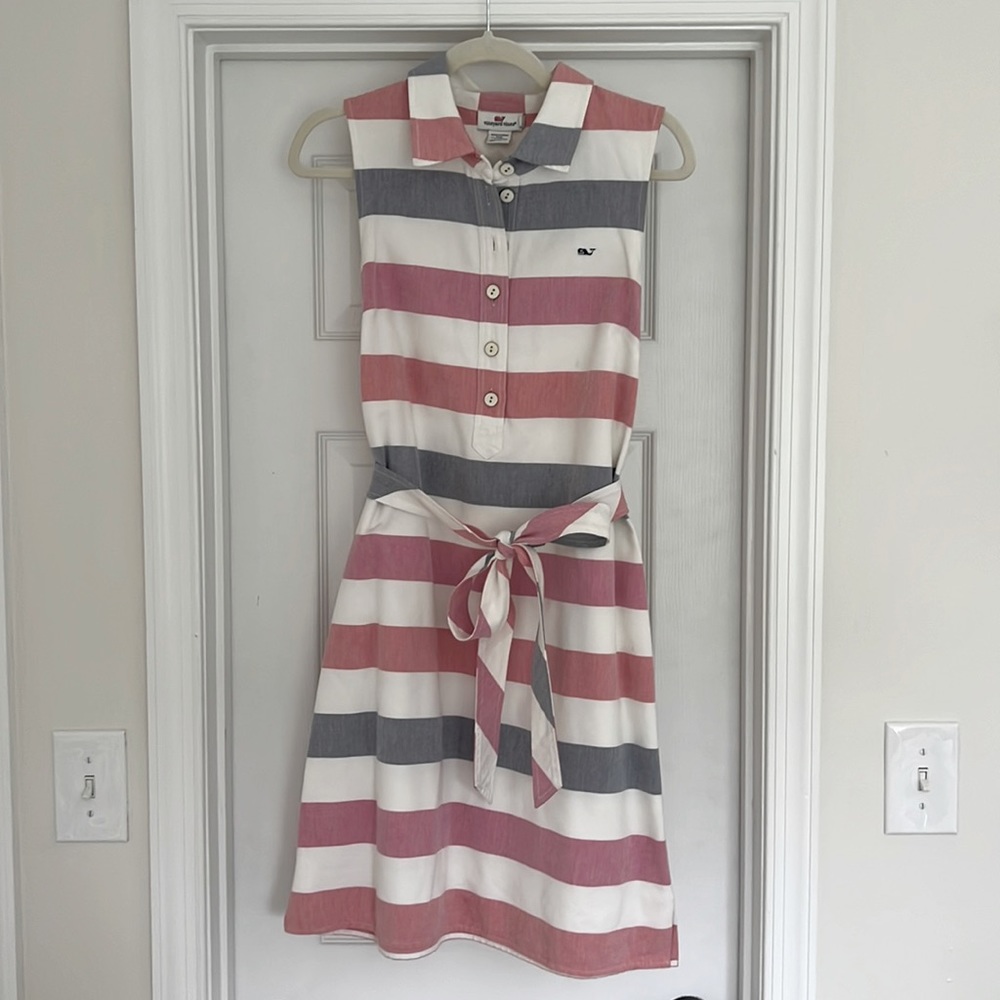 Vineyard vines striped sleeveless dress